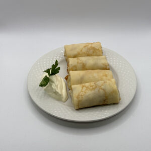 Блинчики с бананом и творогом Валентина