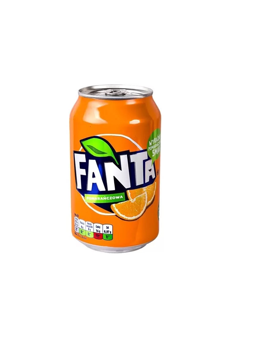 Fanta orange напиток безалкогольныйгазированный 0,33л ж/б