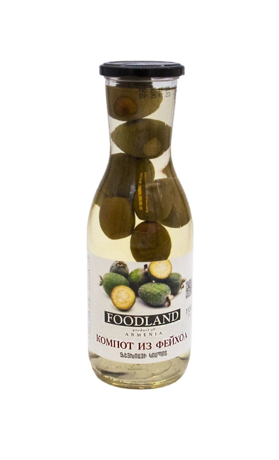FOODLAND компот из фейхоа 1100гр с/б