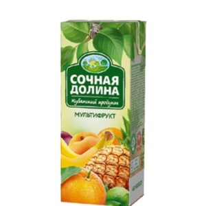 Сочная долина сок Мультифрукт 0,2л
