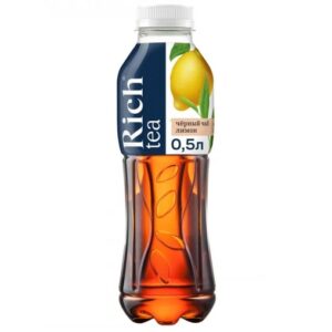 Rich tea черный чай вкус Лимон 0,5л пэт