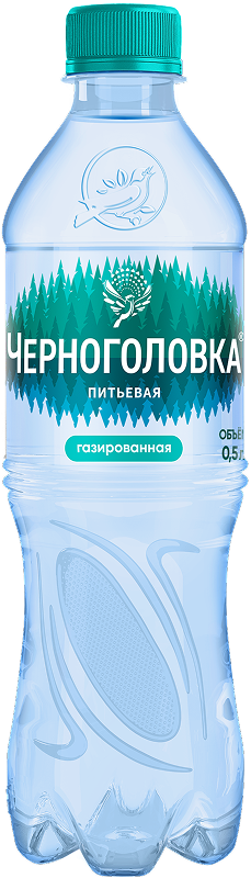 Вода Черноголовка газ. 0,5л пэт