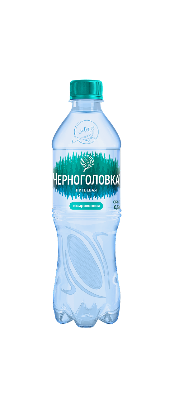 Вода Черноголовка газ. 0,5л пэт