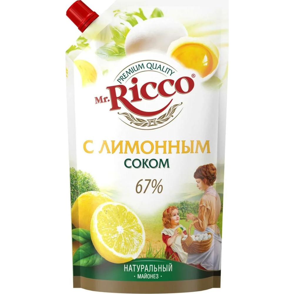 Майонез с лимонным соком 375гр д/п Mr.Ricco