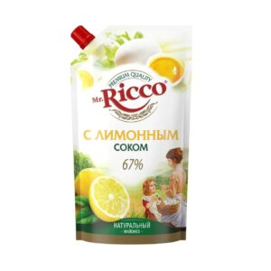 Майонез с лимонным соком 375гр д/п Mr.Ricco