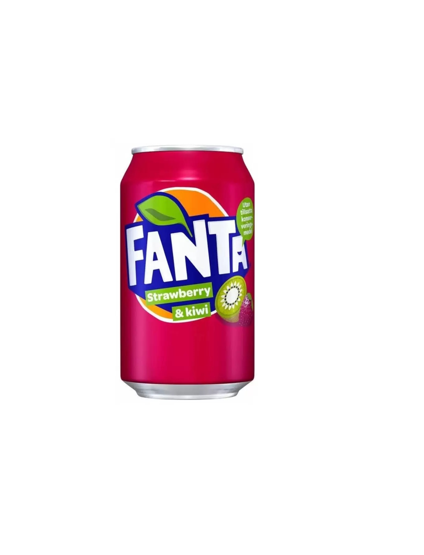 Fanta strawberry kiwi напиток безалкогольныйгазированный 0,33л ж/б