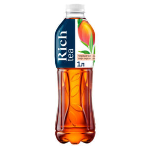 Rich tea черный чай вкус Персик 1л пэт