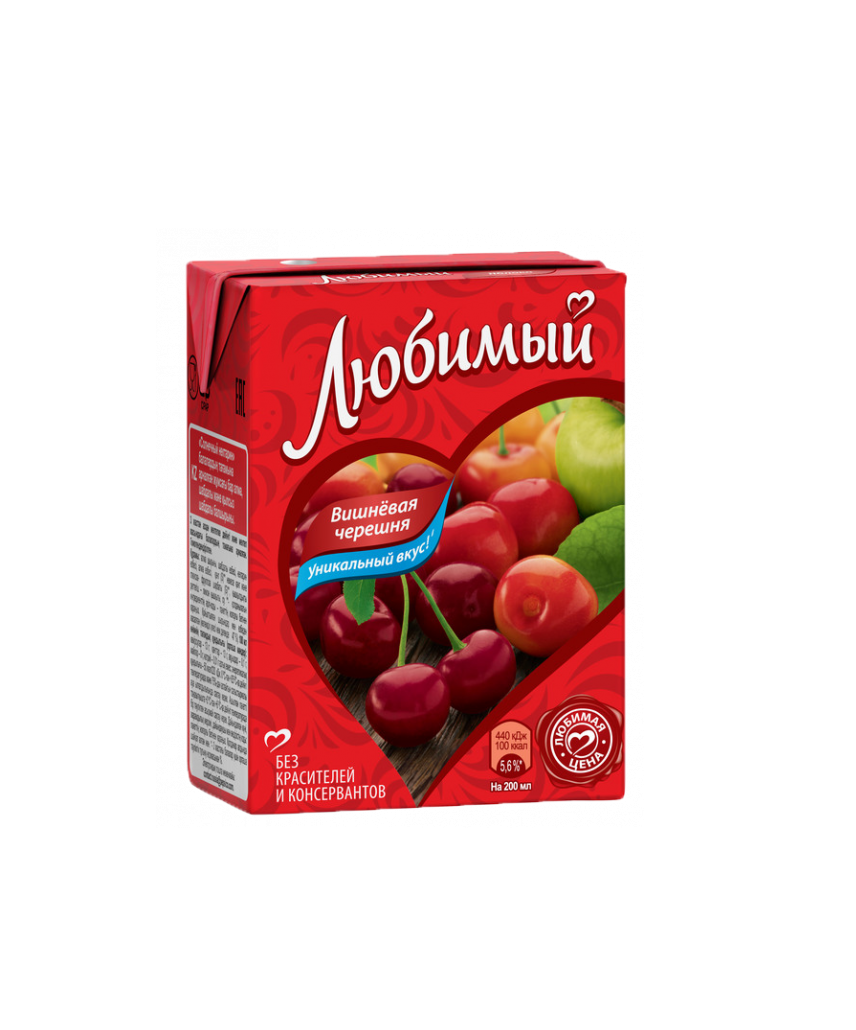 Любимый сок Вишневая черешня 0,2л