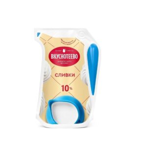 БЗМЖ Сливки питьевые ультрапаст. 10% 250г Вкуснотеево