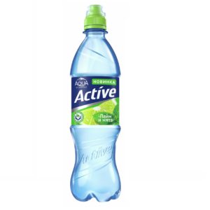 AQUA MINERALE Active Напиток б/а лайм-мята б/г 0,5л пэт
