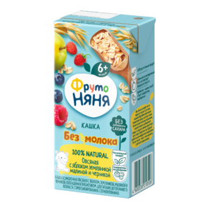Фруто Няня Каша Овсяная яблоко/земляника/малина/черника 0,2л
