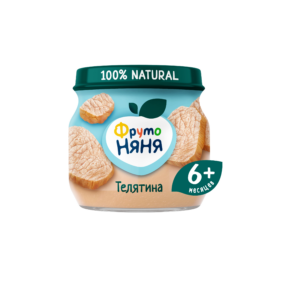 Пюре Фруто Няня Телятина 80г