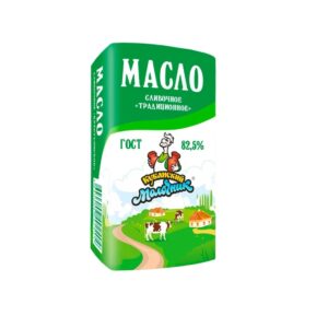 БЗМЖ Масло сливочное 82,5% 170г Кубанский молочник