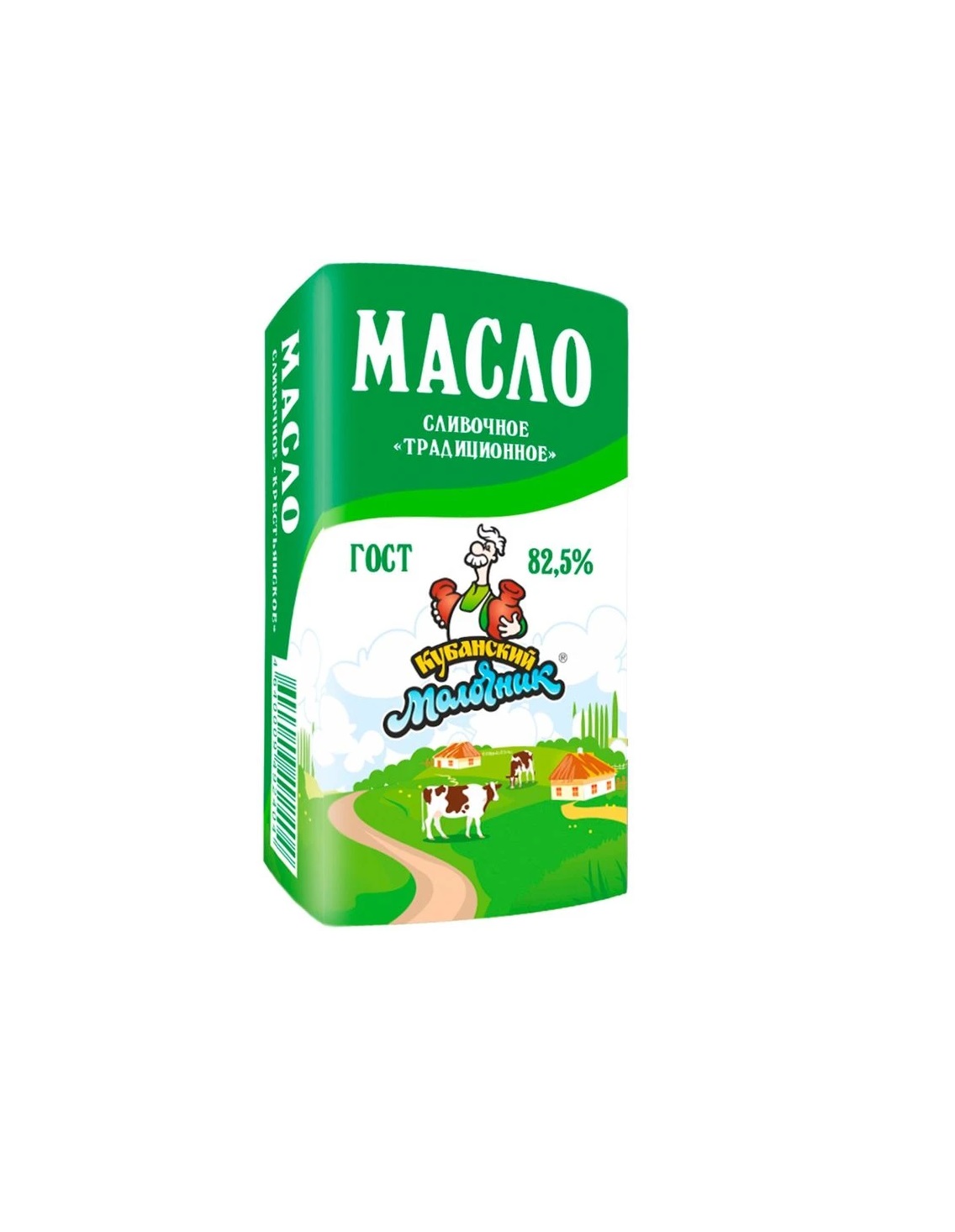 БЗМЖ Масло сливочное 82,5% 170г Кубанский молочник