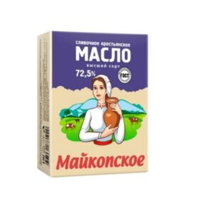 БЗМЖ Масло сливочное 72.5% 170г Майкопское
