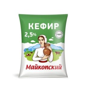 БЗМЖ Кефир 2,5% 900г пленка  Майкопский