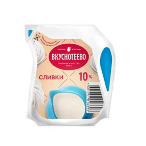 БЗМЖ Сливки 10% 125г Вкуснотеево