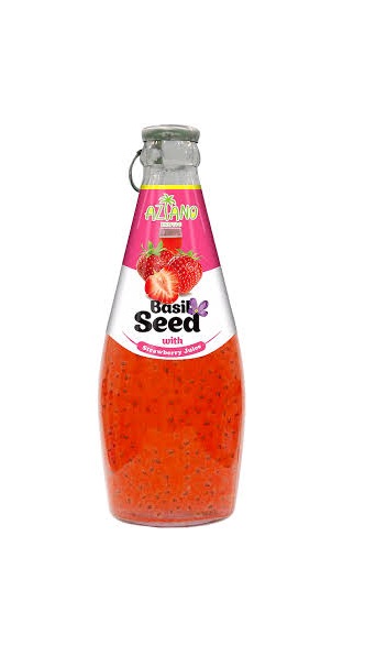 Aziano Exotic Basil Seed нектар клубники с семенами базилика 290мл сб