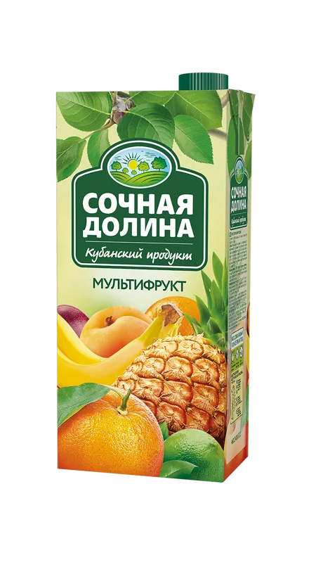 Сочная долина сок Мультифрукт 1,93л
