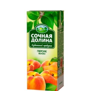 Сочная долина сок Яблоко/персик 0,2л