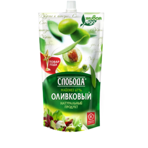 Майонез оливковый 200гр Слобода