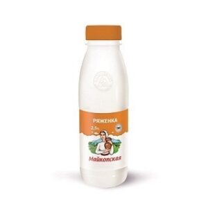 БЗМЖ Ряженка 2,5% 400г Майкопская бутылка