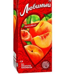 Любимый сок Яблоко/персик 0,95л