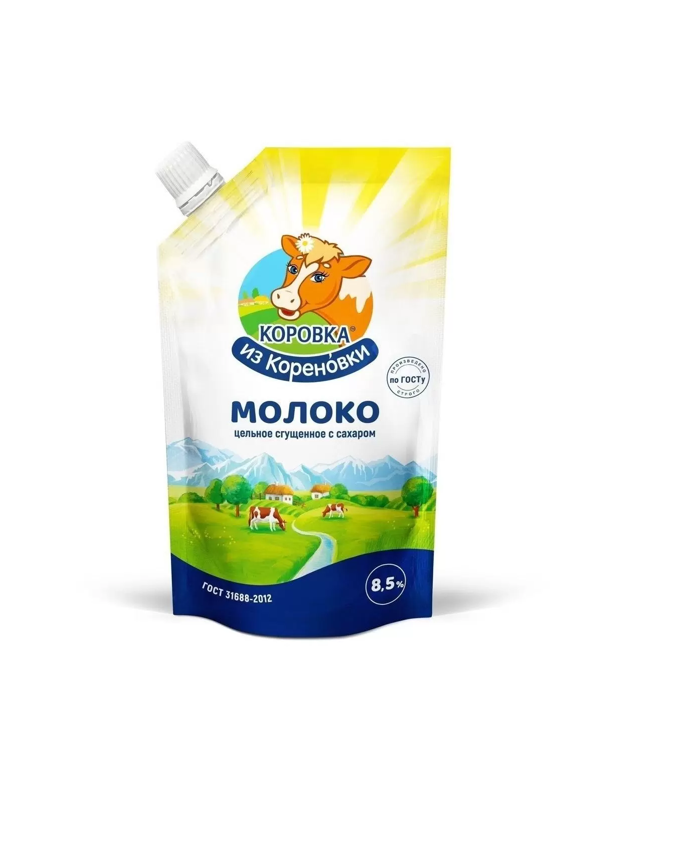 БЗМЖ Молоко сгущенное с сахаром 650гр Кореновкое