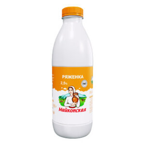 БЗМЖ Ряженка 2,5% 900г Майкопская бутылка