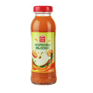 Fine Life Нектар морковь-яблоко с/б 0,25л