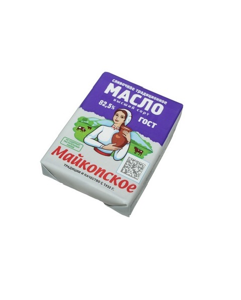 БЗМЖ Масло сливочное 82,5% 170гр Майкопское