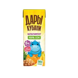Дары Кубани сок Мультифрукт 0,2л
