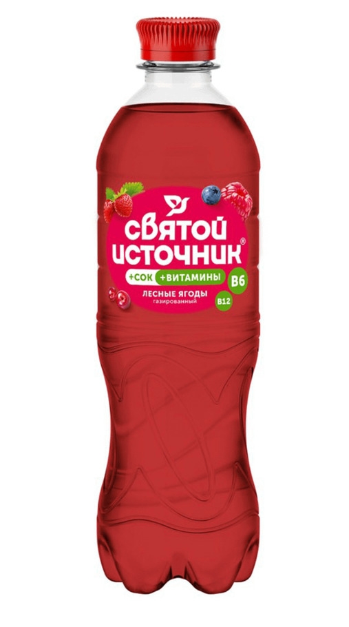 Святой источник напиток газир. лесные ягоды +сок 0,5л пб