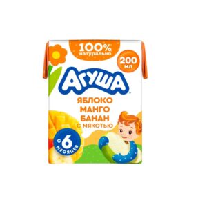 Агуша сок Яблоко/манго/банан 200мл