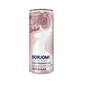 Borjomi вишня-гранат вода 0,33л ж/б