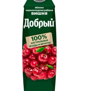 Добрый нектар Ябл/черн.ряб/вишня  1л