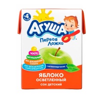 Агуша сок Яблоко осветленное 0,2мл