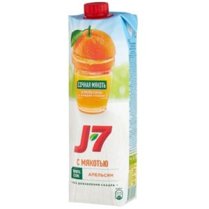 J7 сок Апельсин с мяк 0,97л