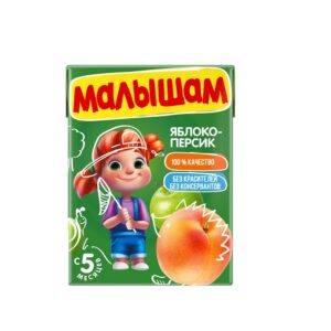 Фруто Няня Малышам сок Яблоко -Персик 0,2л
