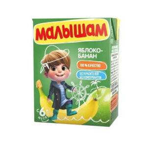 Фруто Няня Малышам сок Яблоко-Банан 0,2л