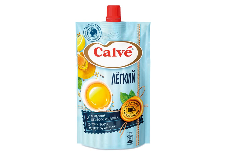 Майонез легкий 230гр Calve