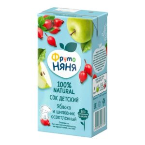 Фруто Няня сок ЯблокоШиповник 0,5л