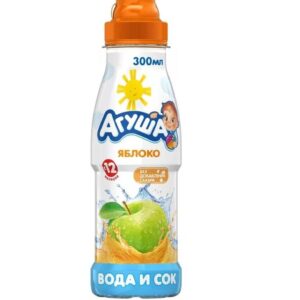 Агуша вода с соком Яблоко 0,3мл