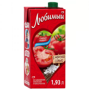 Любимый сок Спелый томат 1,93л