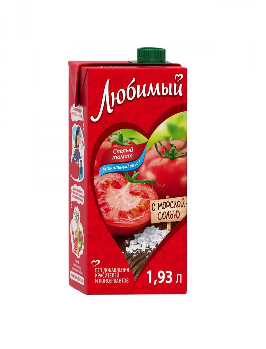 Любимый сок Спелый томат 1,93л