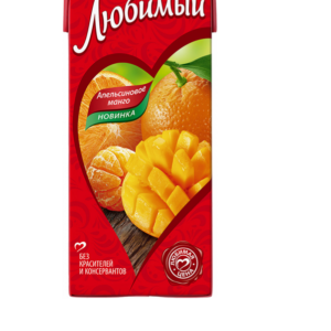 Любимый сок Апельсиновое манго 1,93л