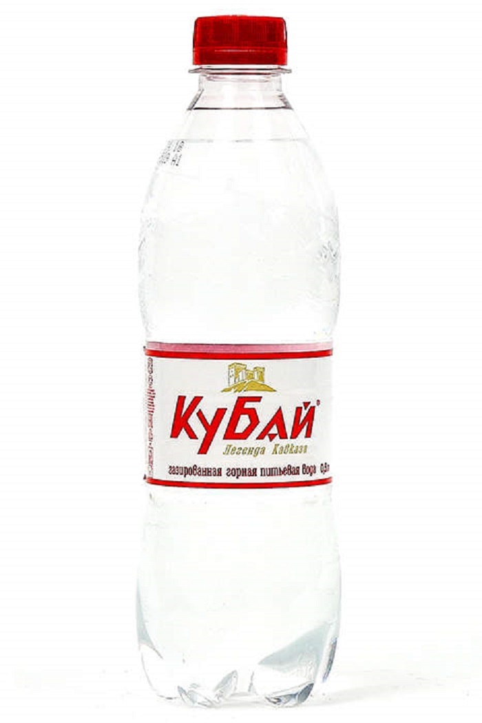Кубай вода газ. 0,5л