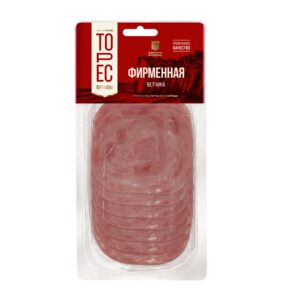 Ветчина Фирменная 100гр нарезка Торес
