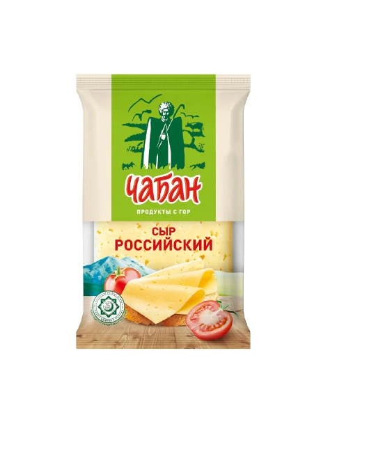 БЗМЖ Сыр Российский 180гр Чабан
