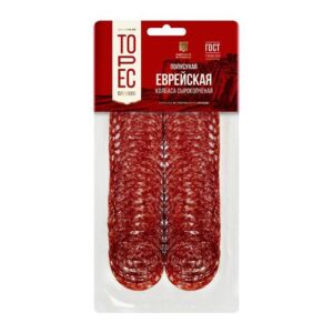 Еврейская п/с с/к 80гр нарезка Торес